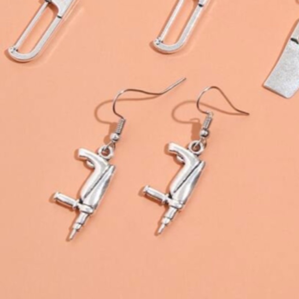 Power Nailer Earrings / Riveter Earrings